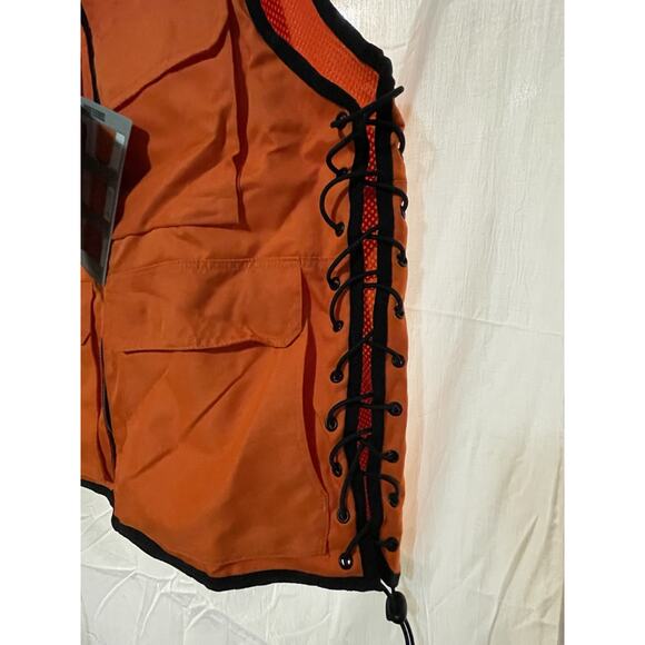 UTG TRUE HUNTER Male Sporting Vest Men’s XL 46-56” Girth Orange Hunting NEW - Picture 7 of 13